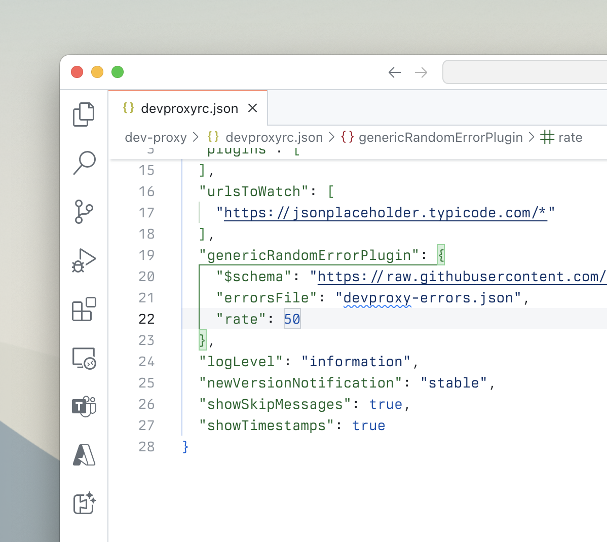 rate option moved to be a plugin setting